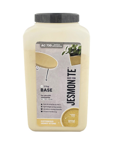 Jesmonite AC730 ciment acrylique effet pierre coulée décorative sans solvants - Cotswold Honey Stone / Kit 3 kg / Kit 6 kg