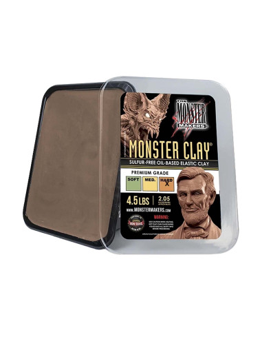 Monster Clay Hard plasticina profissional dura livre de enxofre escultura FX