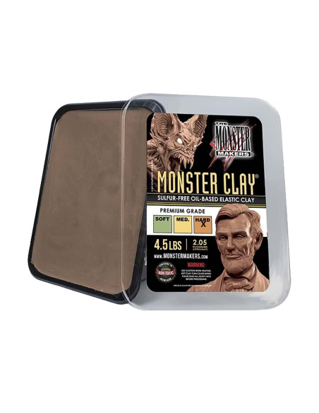 Monster Clay Hard professional hard clay sulphur-free FX sculpture