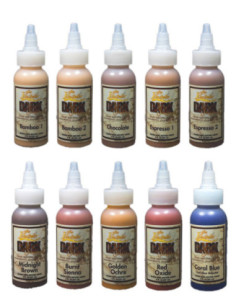 Skin Illustrator Dark Flesh Tone Palette Liquids