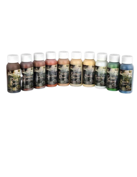 Maquillaje líquido base alcohol suciedad mugre piel silicona látex 60 ml