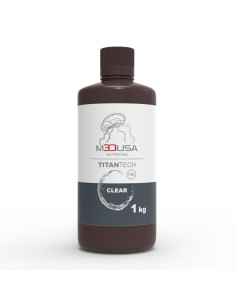 M3DUSA Titan-Tech Clear transparent ABS-type high definition LCD 385-405 nm 3D resin 1 kg