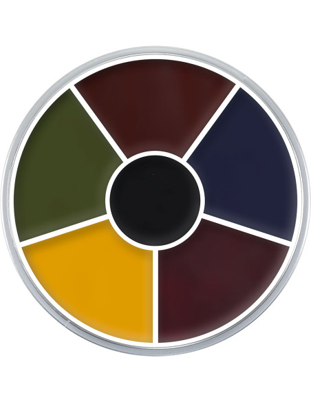 Palette trucco grasso FX 6 colori ruota alta pigmentazione effetti speciali