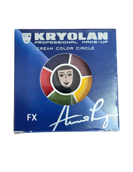 Palette trucco grasso FX 6 colori ruota alta pigmentazione effetti speciali