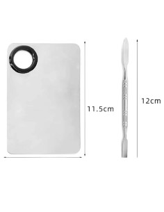 FX application kit stainless steel mirror palette and spatula special effects 2