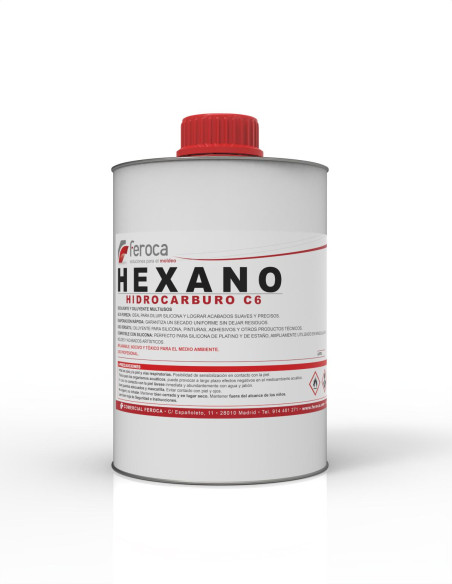 Esano solvente alifatico incolore volatile per uso professionale in laboratorio - 500 ml