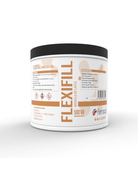 FLEXIFILL high-viscosity latex filler for 3D archery target repair and sculpture