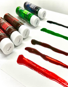 Polymer Blood flexibles Polymerblut für Latexmasken und FX-Accessoires 2