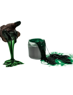 Creature Slime klebriger Schleim Spezialeffekte Make-up FX transparent 450g - Grün 2