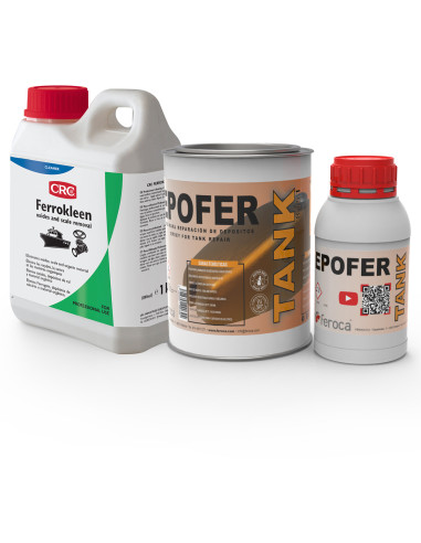 Kraftstofftank-Reparaturset Epoxydharz professionelles Entrostungsmittel Innenbeschichtung