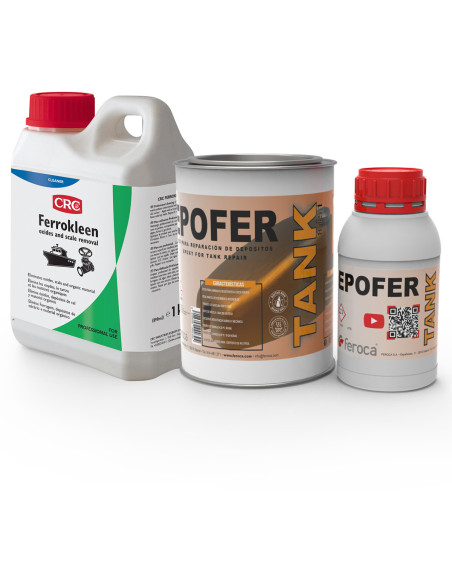 Fuel tank repair kit professional epoxy resin rust remover