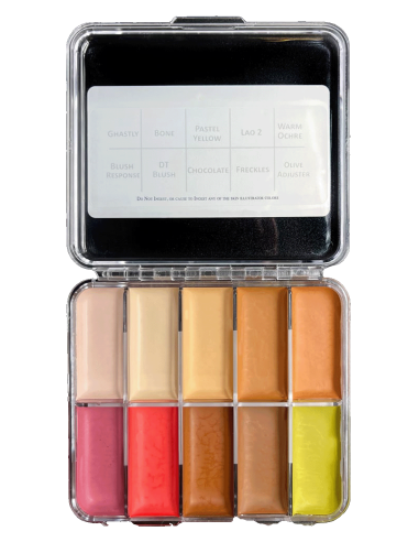 Palette maquillage alcool Skin Illustrator On Set BALD Caps 10 couleurs
