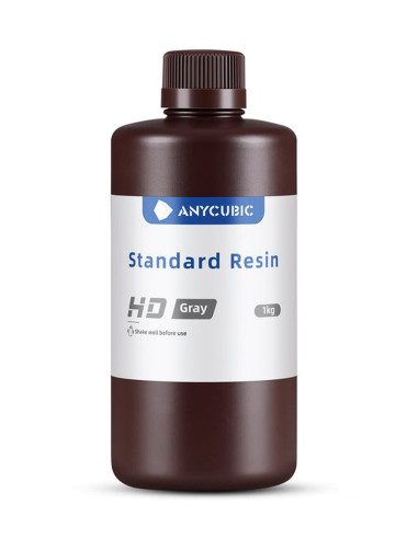 HD grey photopolymer resin 3D printing LCD DLP miniatures