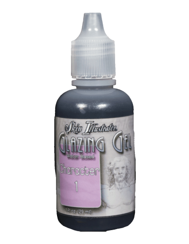 Skin Illustrator Glazing Gels maquillagem SFX hematomas feridas pele 30ml - Character 1