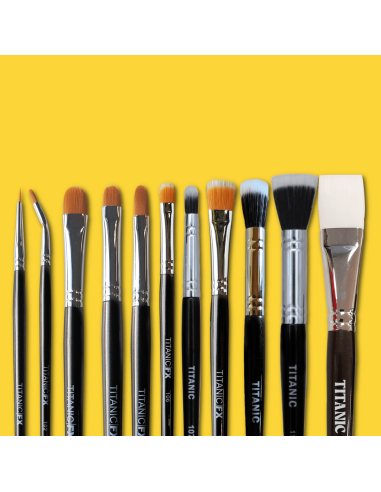 Set 11 pincéis profissionais SFX maquilhagem efeitos especiais veganos