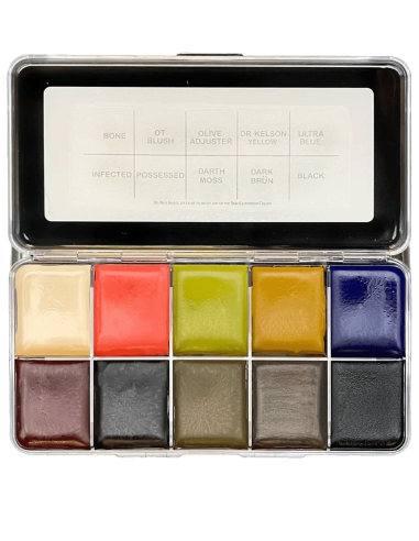 Palette maquillage alcool Skin Illustrator 28 Late 10 couleurs FX