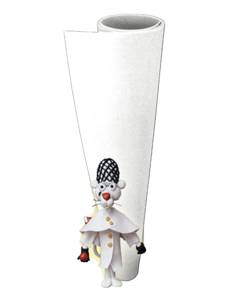 Worbla's Pearly Art thermoplastique blanc nacré pour cosplay et props