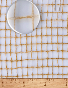 Natural jute burlap 82 g/m² plaster reinforcement for moulds and set design - 100 m² 2