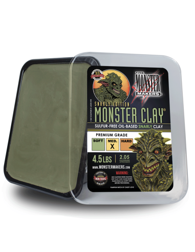 Monster Clay Snarly 33. Jubiläum Knetmasse medium grün schwefelfrei
