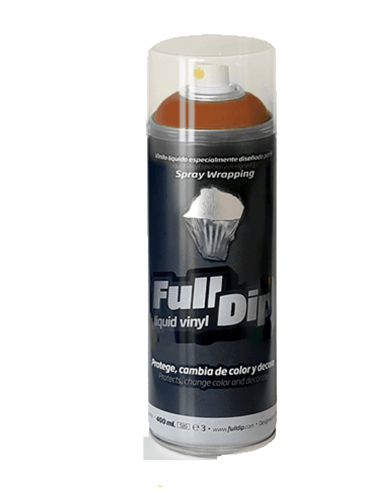 FullDip Liquid Vinyl Military matte flexible UV resistant spray vinyl 400ml - Brown