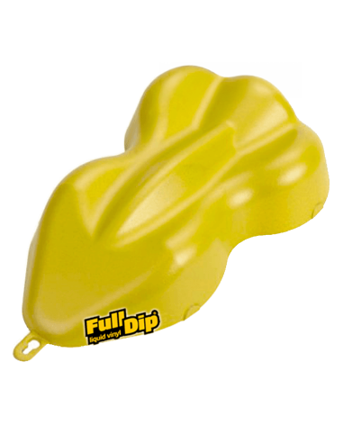 Metallic flexible UV-resistant liquid vinyl spray 400 ml FullDip - Yellow