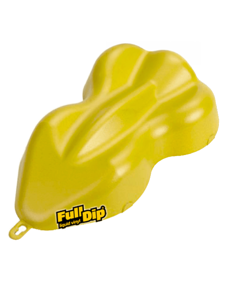 Metallic flexible UV-resistant liquid vinyl spray 400 ml FullDip - Yellow