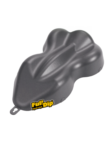 Metallic flexible UV-resistant liquid vinyl spray 400 ml FullDip - Anthracite / Hyper Black