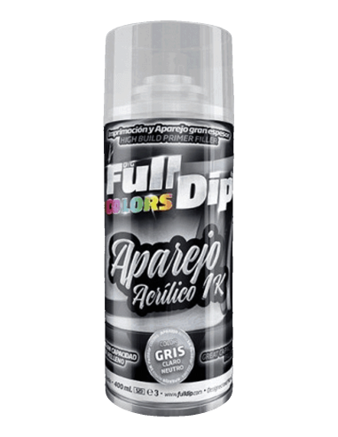 FullDip primer acrilico 1K spray grigio alto spessore 400ml