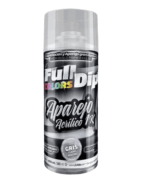 FullDip 1K acrylic spray primer grey high-build 400ml