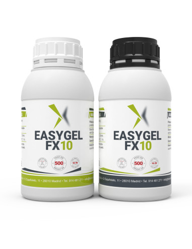 EasyGel FX10 silicone platino Shore A10 protesi FX e stampi traslucido - Kit da 1 Kg.