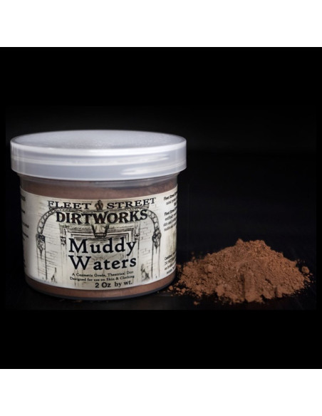 Polvos Fleet Street DirtWorks efeito sujo maquilhagem FX sem talco pele - Muddy Waters
