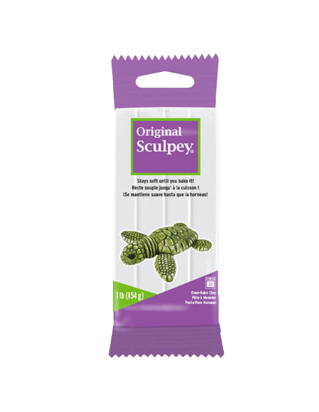 Super Sculpey White arcilla polimérica blanca 454g para escultura y moldeo