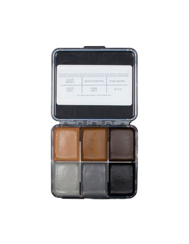 Alkohol-Make-up-Palette 6 Farben Kopfhaut Spezialeffekte