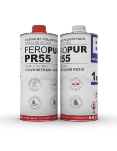 Feropur PR55+E55 resina poliuretanica rigida bicomponente colata 75D
