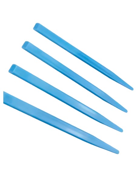 Kit of 4 stainless steel dental spatulas for flashing, sculpting and FX clay work