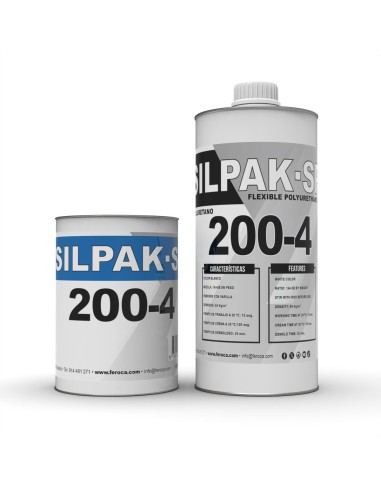 SilPak SP 200-4 espuma poliuretano flexible self-skinning moldeo FX - Kit 1.5 Kg.