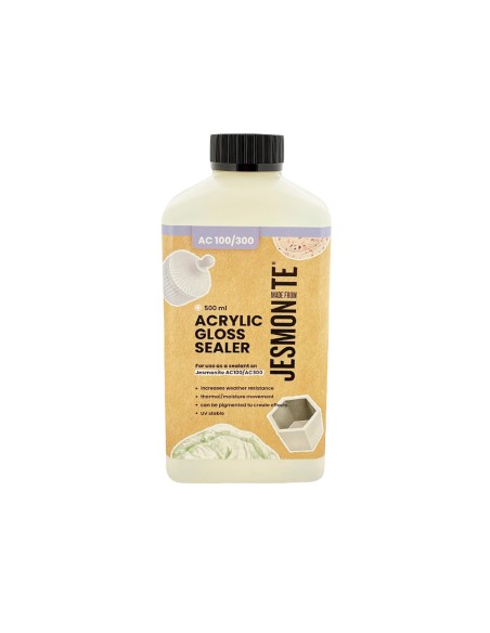Sellador acrílico brillante Jesmonite AC100 protección UV flexible - 500 ml