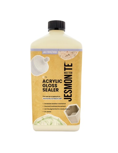 Sigillante acrilico lucido Jesmonite AC100 protezione UV flessibile - 1 litro / 500 ml