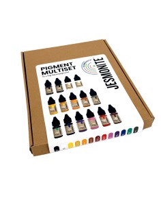Set 15 pigmenti Jesmonite 10g colori concentrati per resina e composito