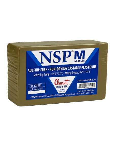 Chavant Medium plastilina profesional dureza media sin azufre 906g verde