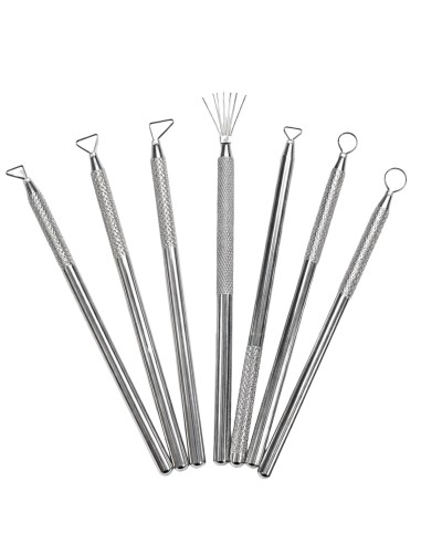 Set 7 Präzisionswerkzeuge Edelstahl Modellierung Bildhauerei FX
