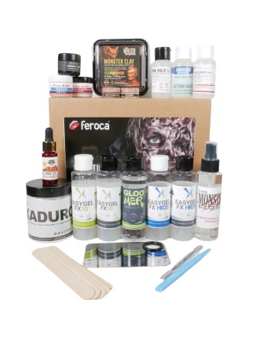 Kit démarrage SFX maquillage effets spéciaux silicone moules pigments