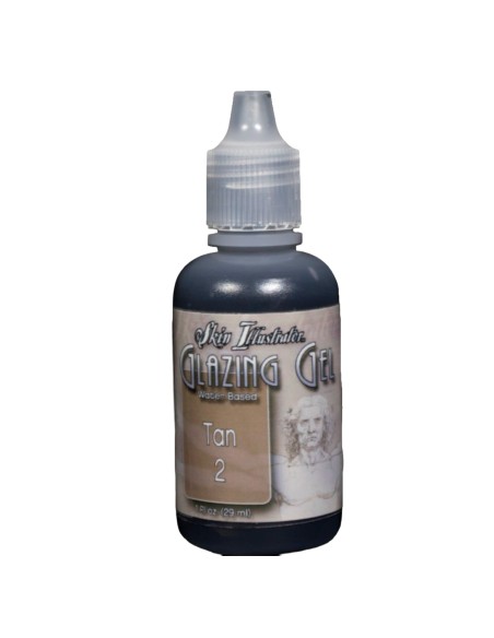 Skin Illustrator Glazing Gels maquillagem SFX hematomas feridas pele 30ml - Sable / Tan 2