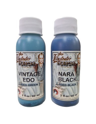 Skin Illustrator Tattoo Classics alkoholbasiertes Flüssig-Make-up Tattoo-Effekt – Aged Black