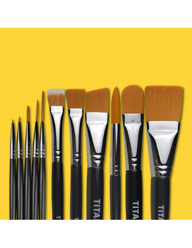 Titanic FX Brush Kit The Hybrid Heroes | Pinceaux FX | Feroca