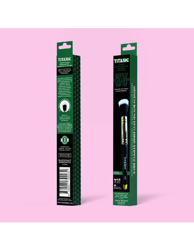 Pincel Stipple Circular Longo FX Profissional | Feroca