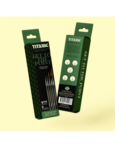 Titanic FX Brush Kit Get to the Point | Pinceaux FX | Feroca