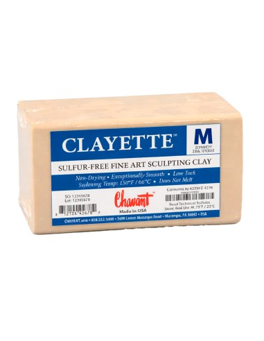 Chavant Clayette Medium, plastilina profissional | Feroca
