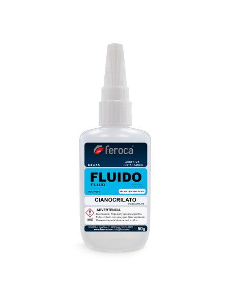 Cianoacrilato Muy Líquido Ultra Rápido 50 gr | Feroca