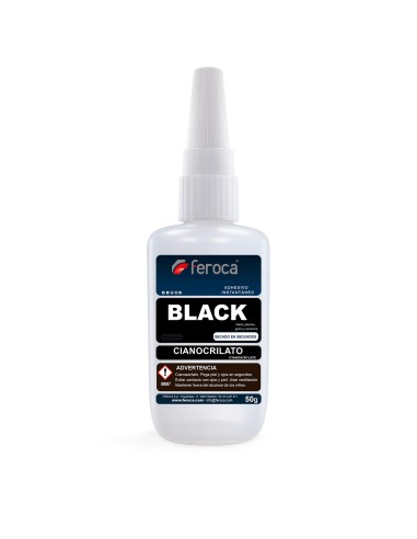 Ciano Black 50g - Cianoacrilato Negro | Feroca